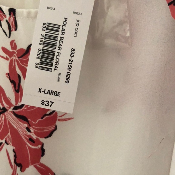 Worthington Asymmetrical Bow Top - Picture 5 of 6